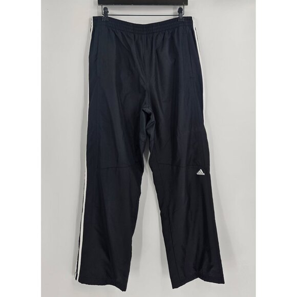 adidas Other - Adidas Mens 3 Stripe Y2K Black White Drawstring Stretch Waist Track Pants Sz L